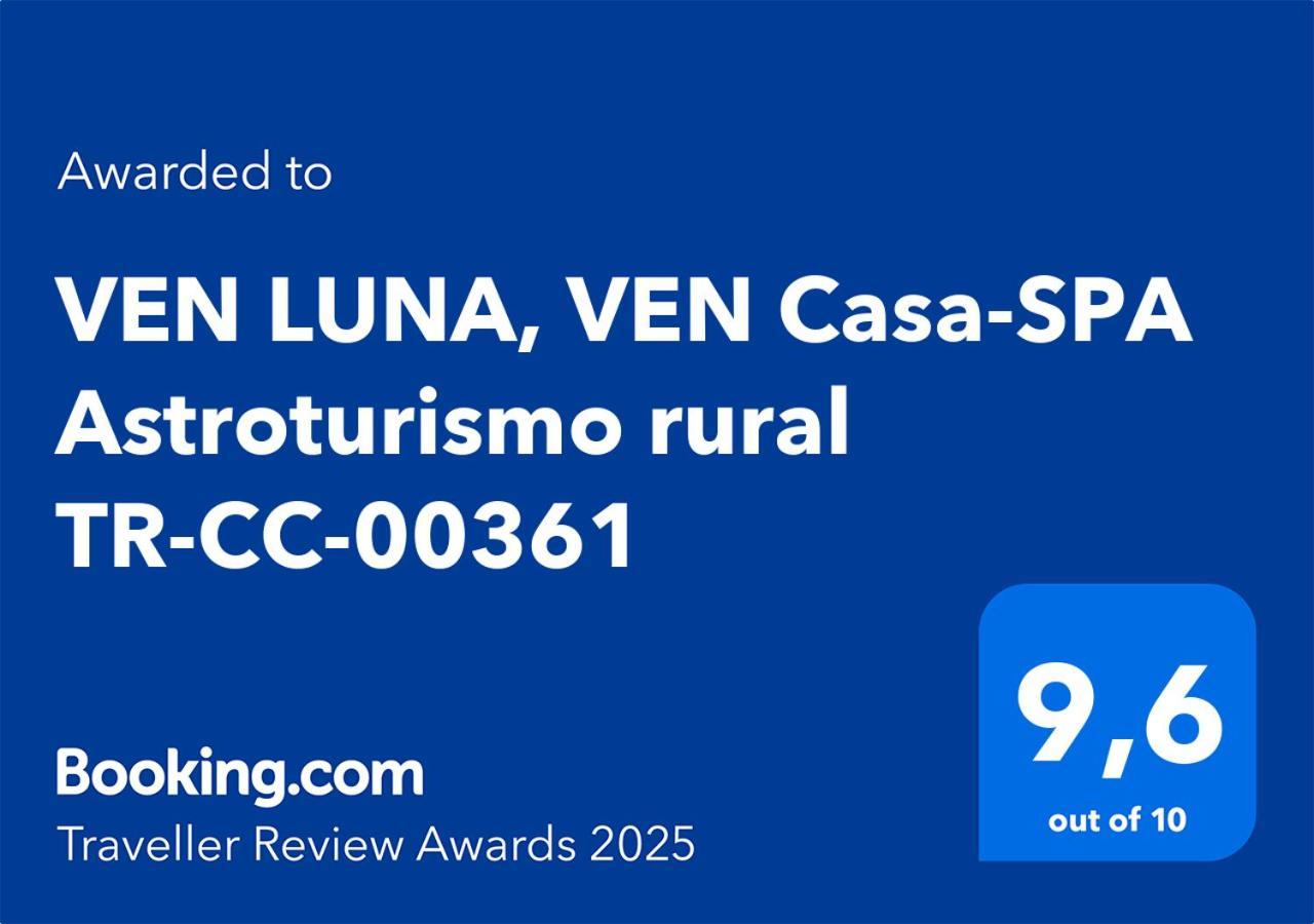 VEN LUNA, VEN Casa-SPA Astroturismo rural TR-CC-00361 Casas del Castañar Exterior foto